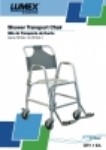 Manual - Deluxe Shower Transport Chair with Footrests